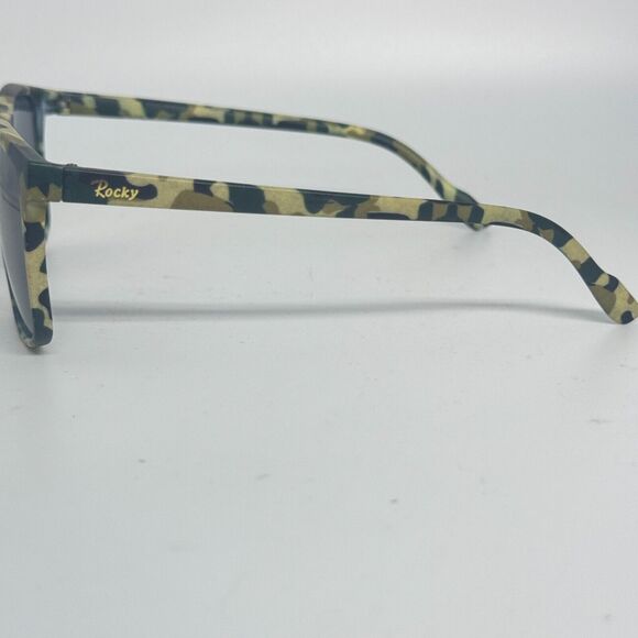 Rocky Matte Black Tortoise HD+ Grey Green Polarized New Sunglasses H1225 - Picture 2 of 7